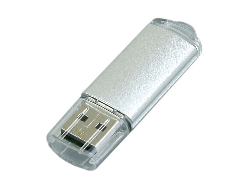USB 2.0- флешка на 64 Гб с прозрачным колпачком - 3