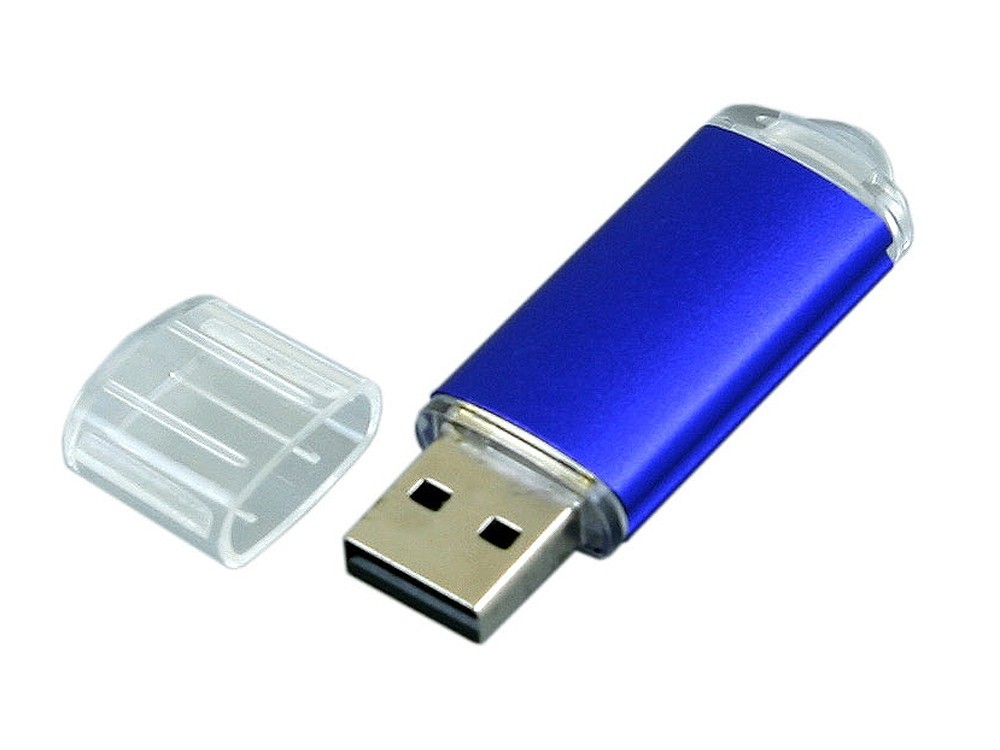 USB 2.0- флешка на 64 Гб с прозрачным колпачком - 2