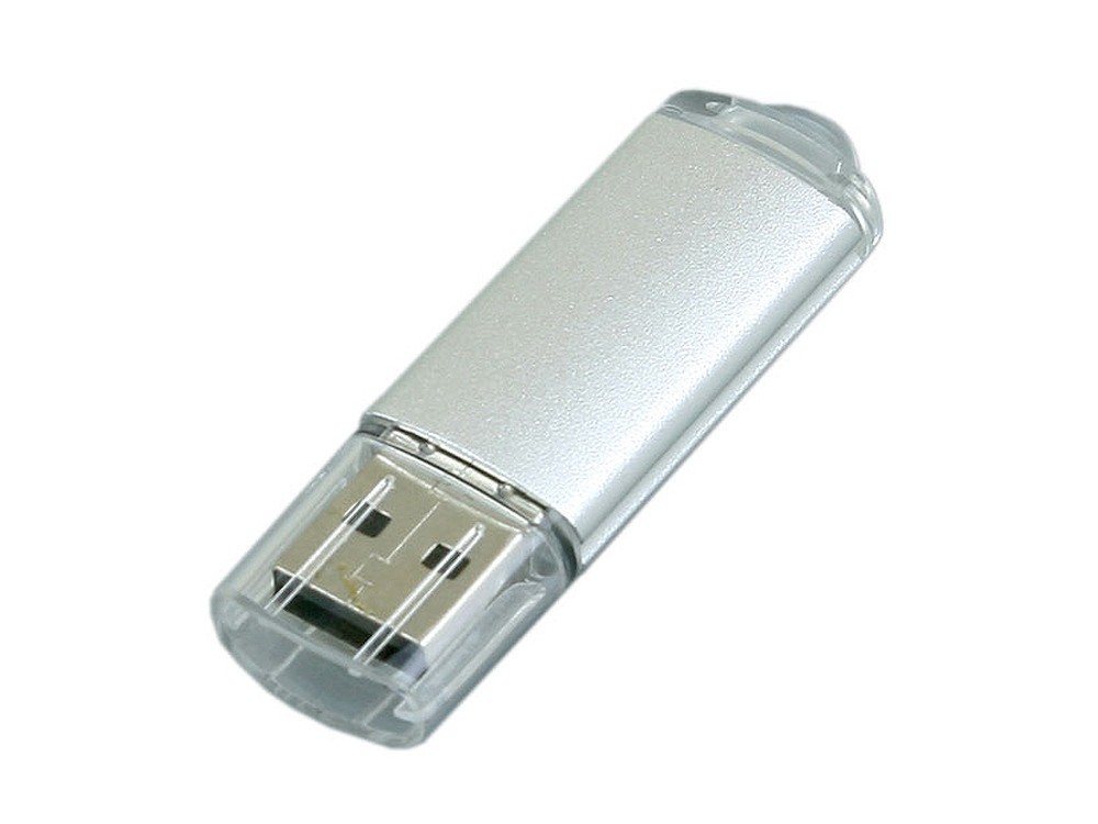 USB 2.0- флешка на 32 Гб с прозрачным колпачком - 3