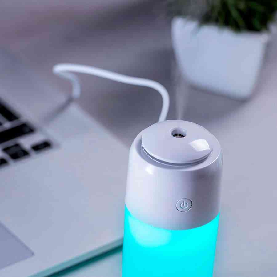 Увлажнитель воздуха TRUDY с LED подсветкой, емкость 200 мл, материал пластик, цвет белый - 2