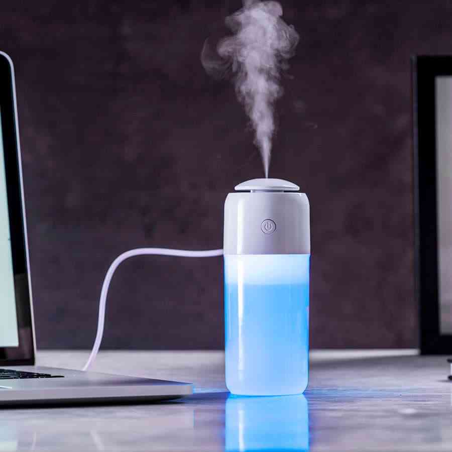 Увлажнитель воздуха TRUDY с LED подсветкой, емкость 200 мл, материал пластик, цвет белый - 8