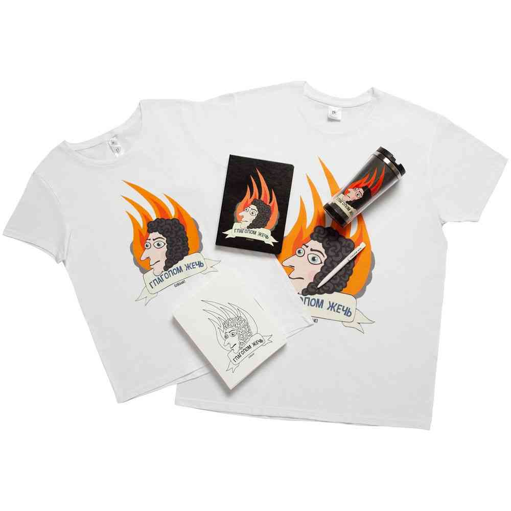 Футболка «Глаголом жечь», белая - 6