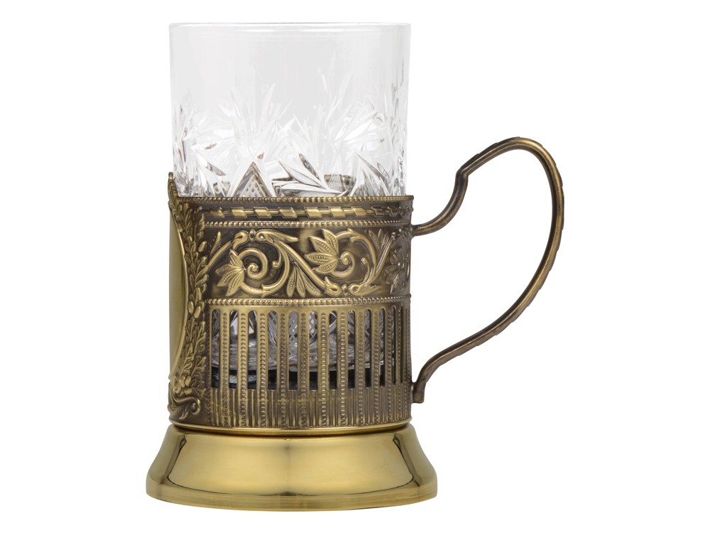 Подстаканник с хрустальным стаканом - 4