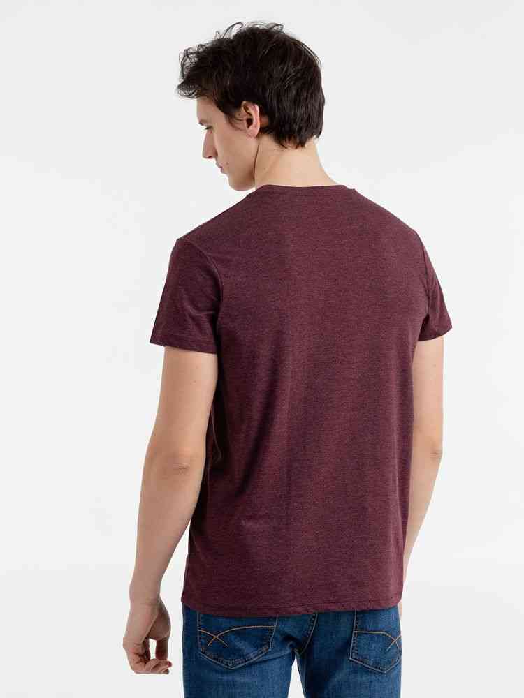 Футболка мужская Regent Fit 150, бордовый меланж - 3