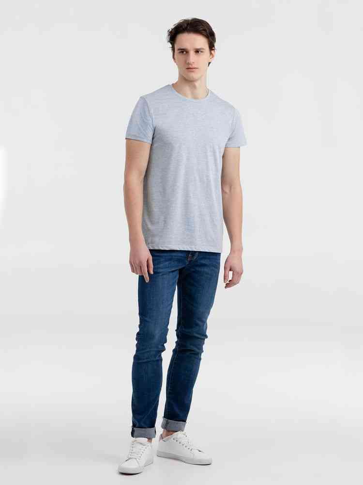 Футболка мужская Regent Fit 150, голубой меланж - 4