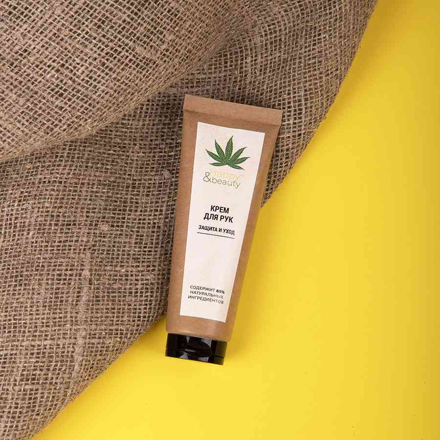 Крем для рук Hydrop с маслом конопли и зелёным чаем 75 мл - 2