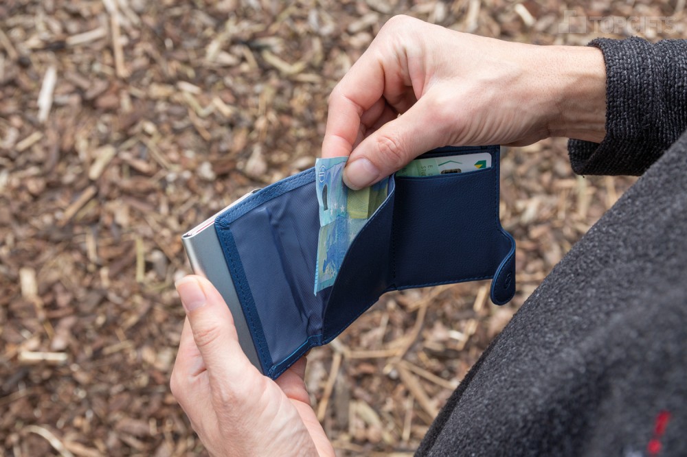 Кошелек с держателем для карт C-Secure RFID, голубой №10
