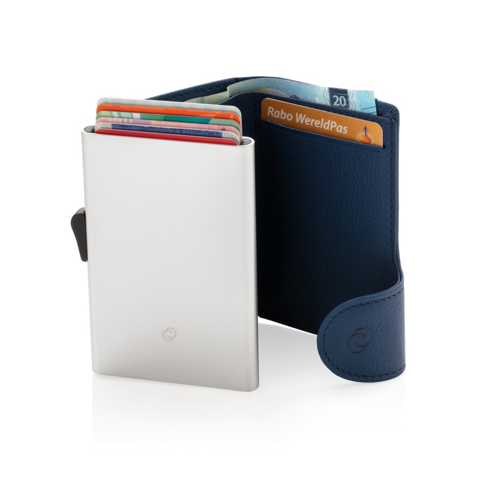 Кошелек с держателем для карт C-Secure RFID, голубой №4