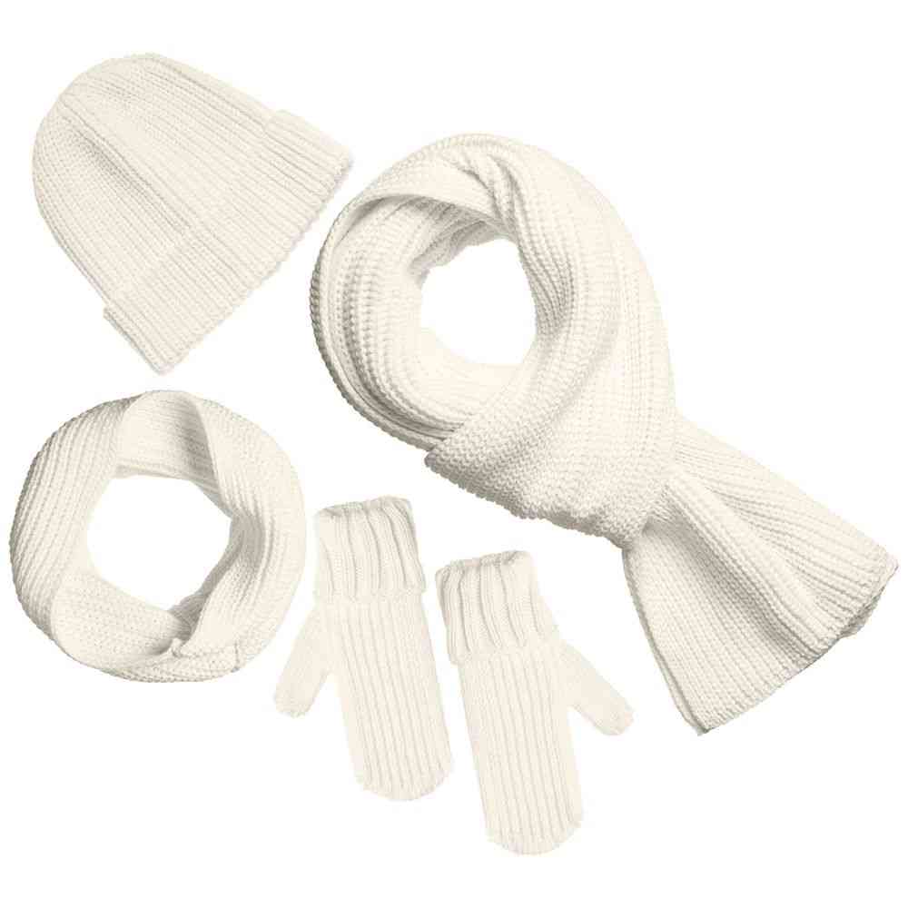 Шарф Nordkyn, молочно-белый - 3