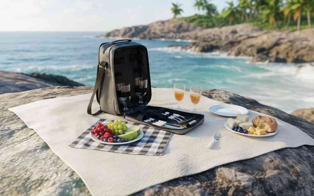 Набор для пикника "Эквадор" на 4 персоны с холодильным отделением - 8