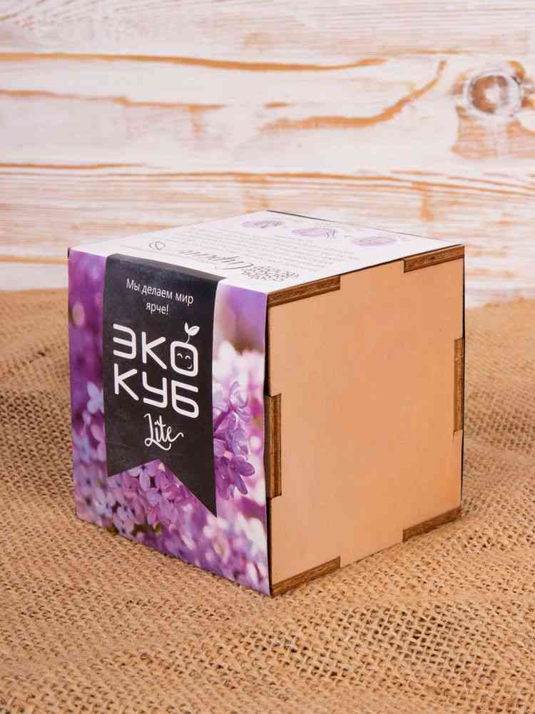 Набор для выращивания «Экокуб Lite», сирень - 8