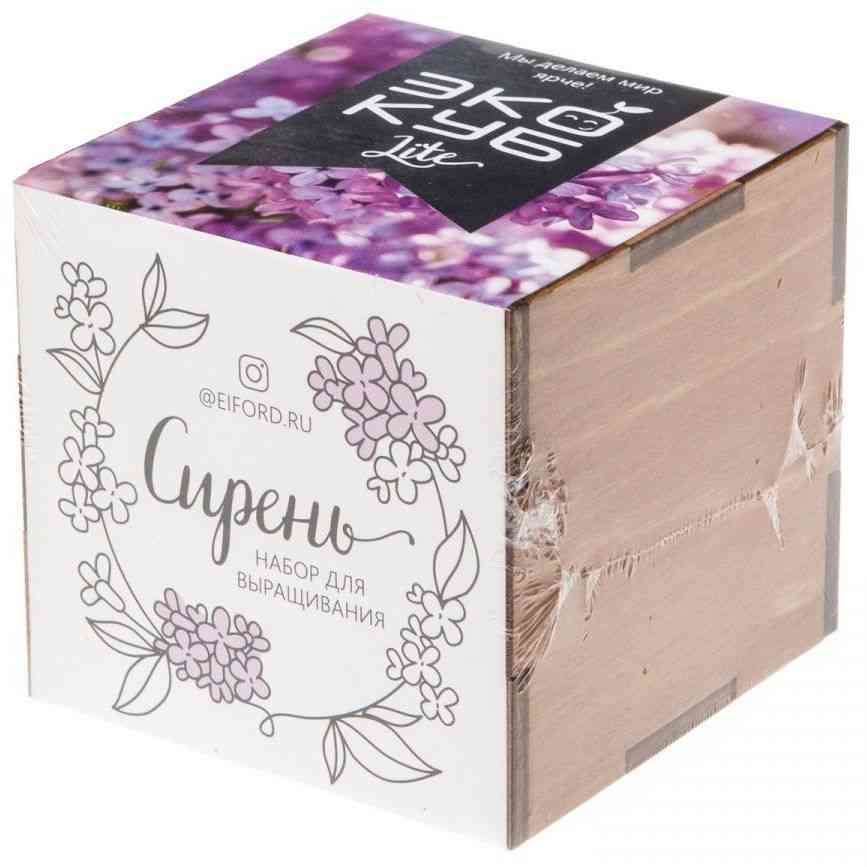 Набор для выращивания «Экокуб Lite», сирень - 7