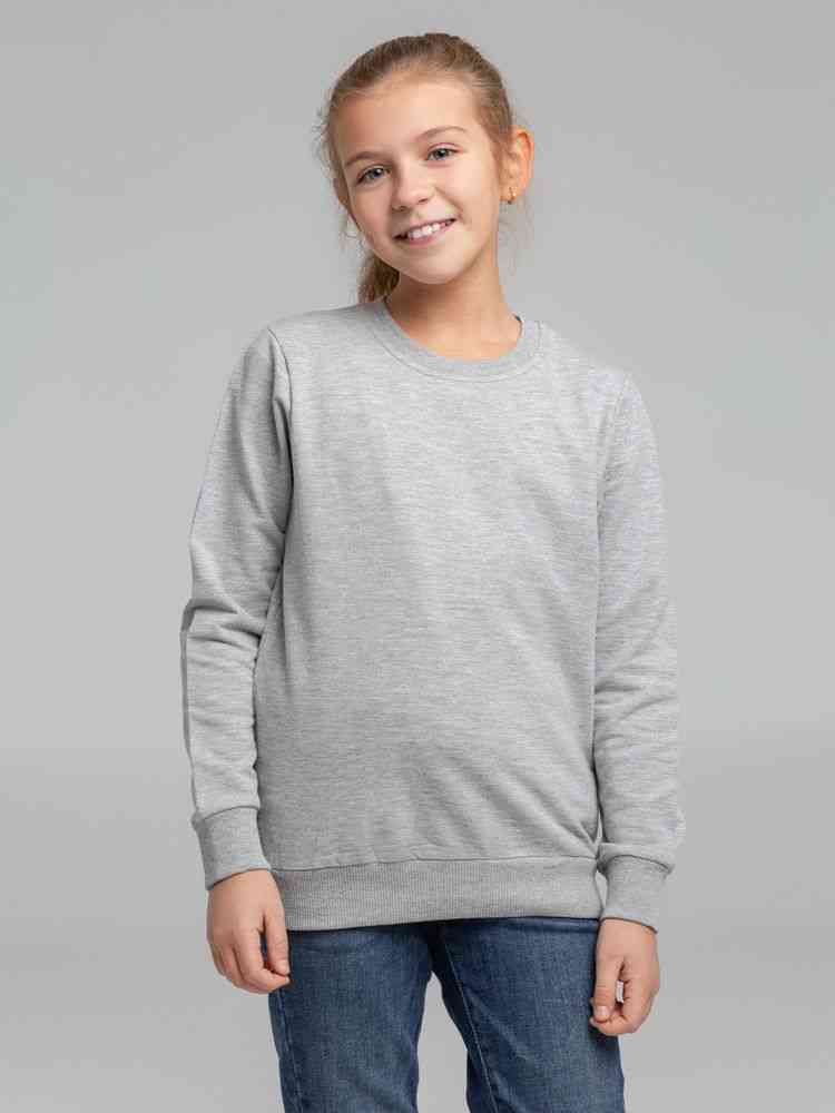 Свитшот детский Toima Kids, серый меланж - 9