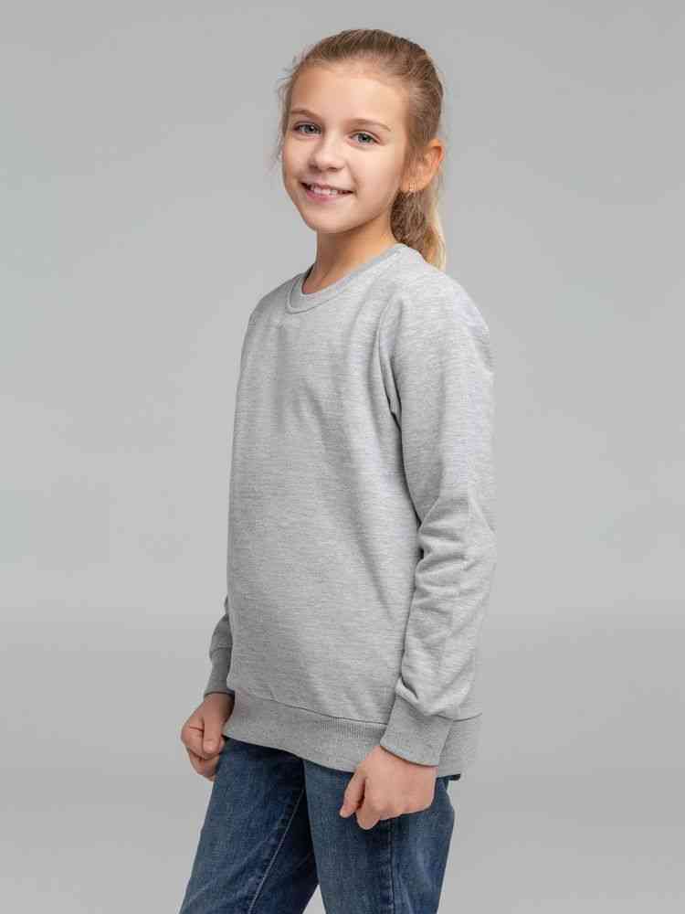 Свитшот детский Toima Kids, серый меланж - 10