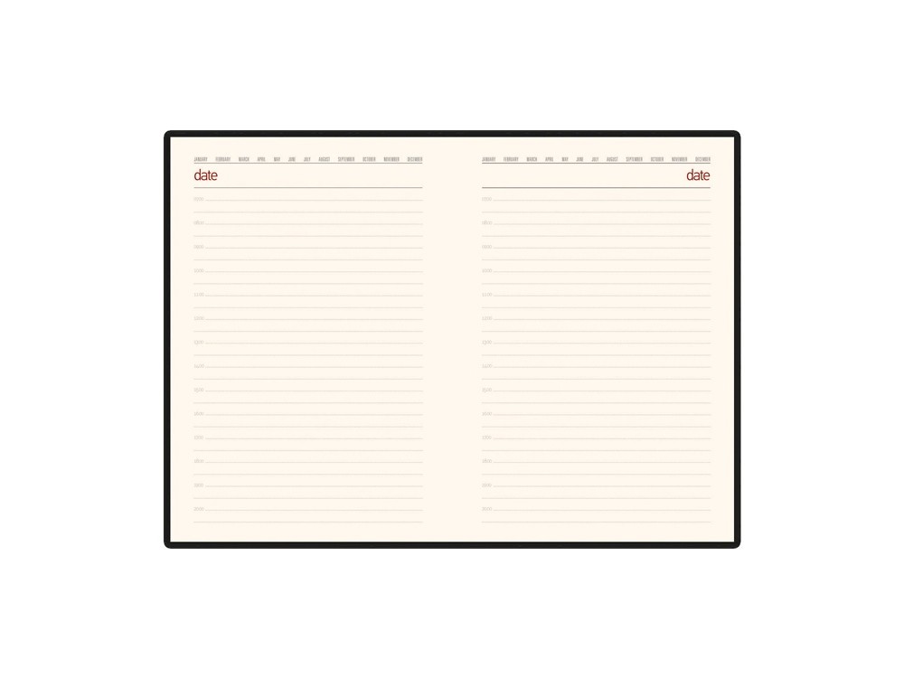 Ежедневник недатированный А5 Senate с магнитным клапаном - 2