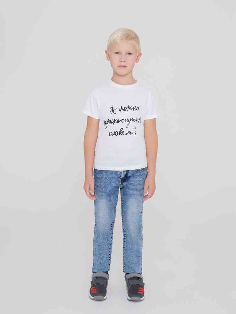 Футболка детская «Прикоснуться словами», белая - 6