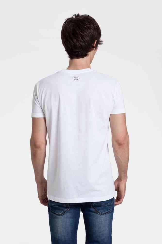 Футболка мужская приталенная &laquo;Давай возьмемся за руки&raquo;, белая - 5