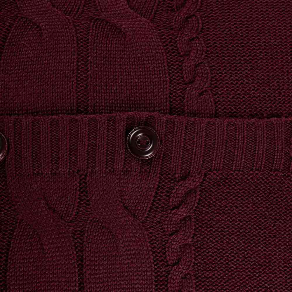 Подушка Stille, бордовая - 4