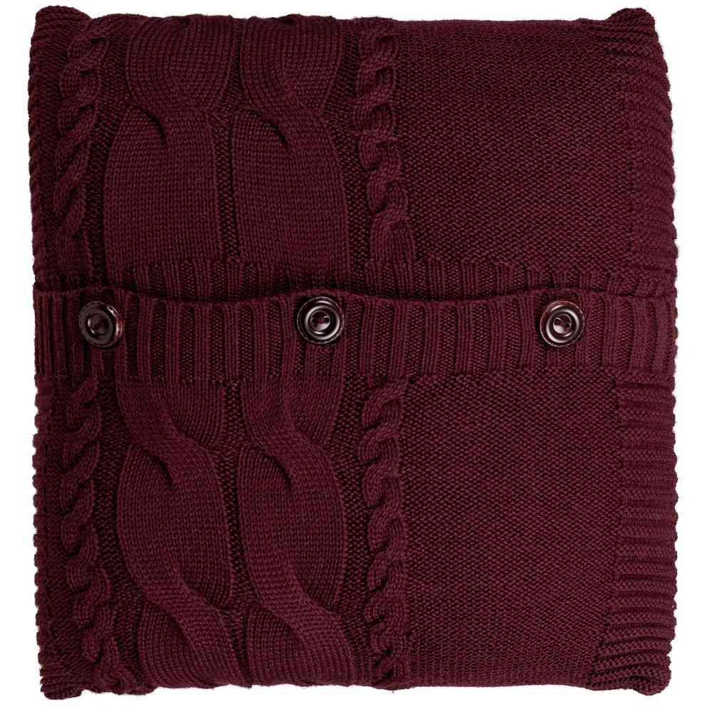 Подушка Stille, бордовая - 2