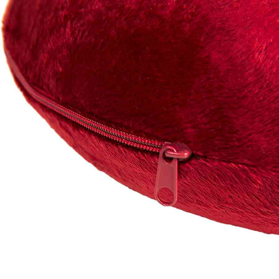 Подушка дорожная  "SOFT"; memory foam, микрофибра, красный - 3