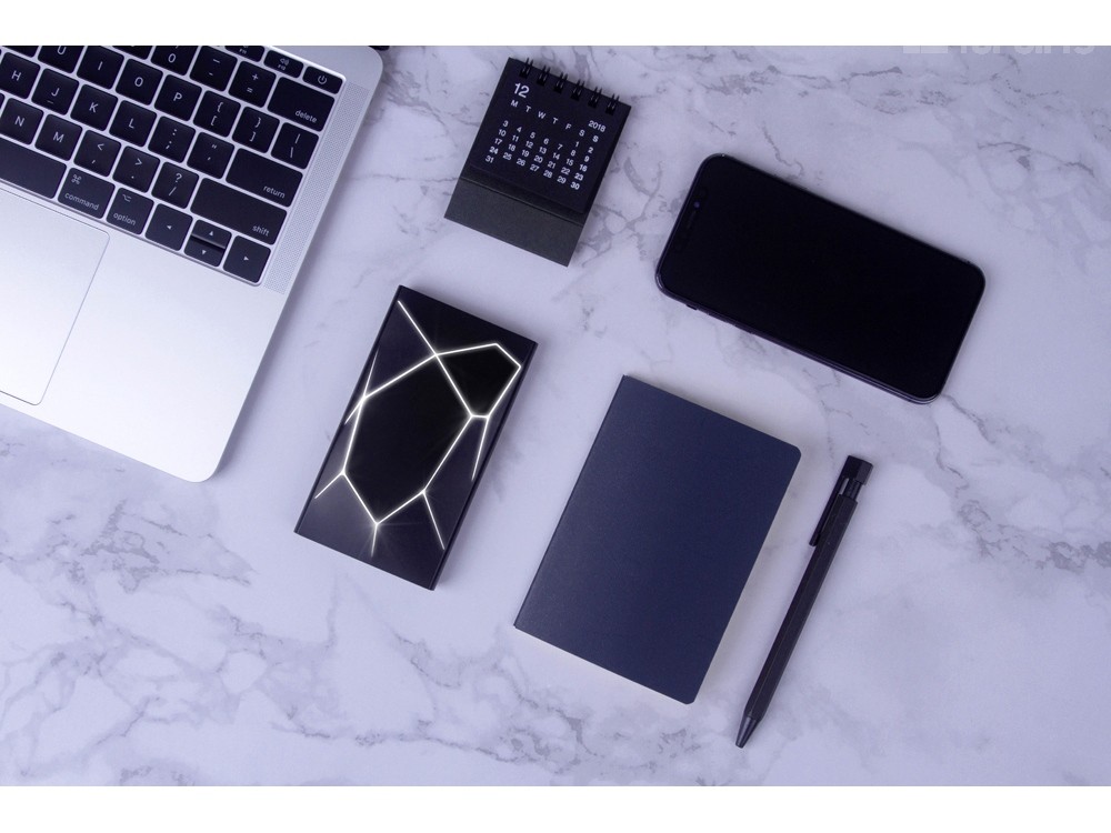 Внешний беспроводной аккумулятор Geo Wireless с подсветкой лого, 5000 mAh - 5