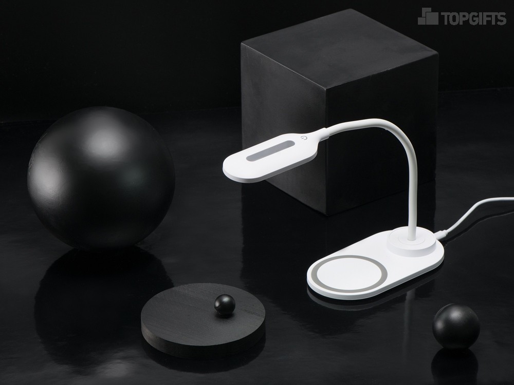 Настольный светильник с беспроводной зарядкой Flamp - 10