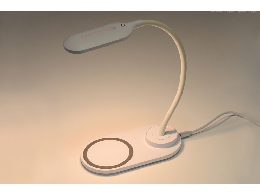 Настольный светильник с беспроводной зарядкой Flamp - 4