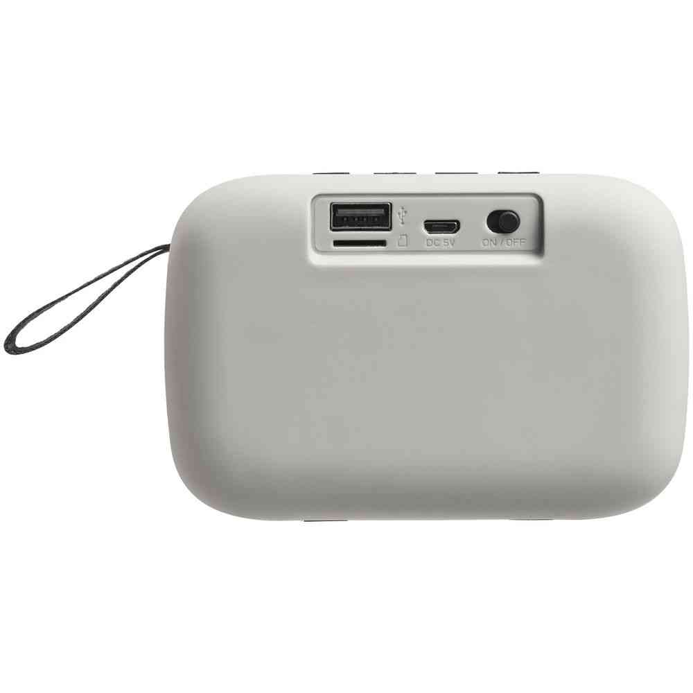 Беспроводная колонка Borsetta, светло-серая - 3