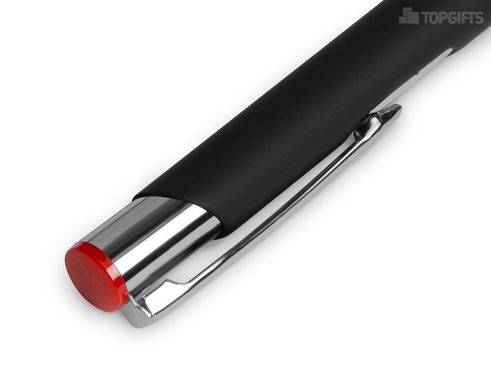 Ручка металлическая шариковая Legend Mirror Gum soft-touch - 3