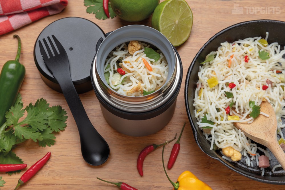 Вакуумный термос для еды Bogota с керамическим напылением, 400 мл - 10