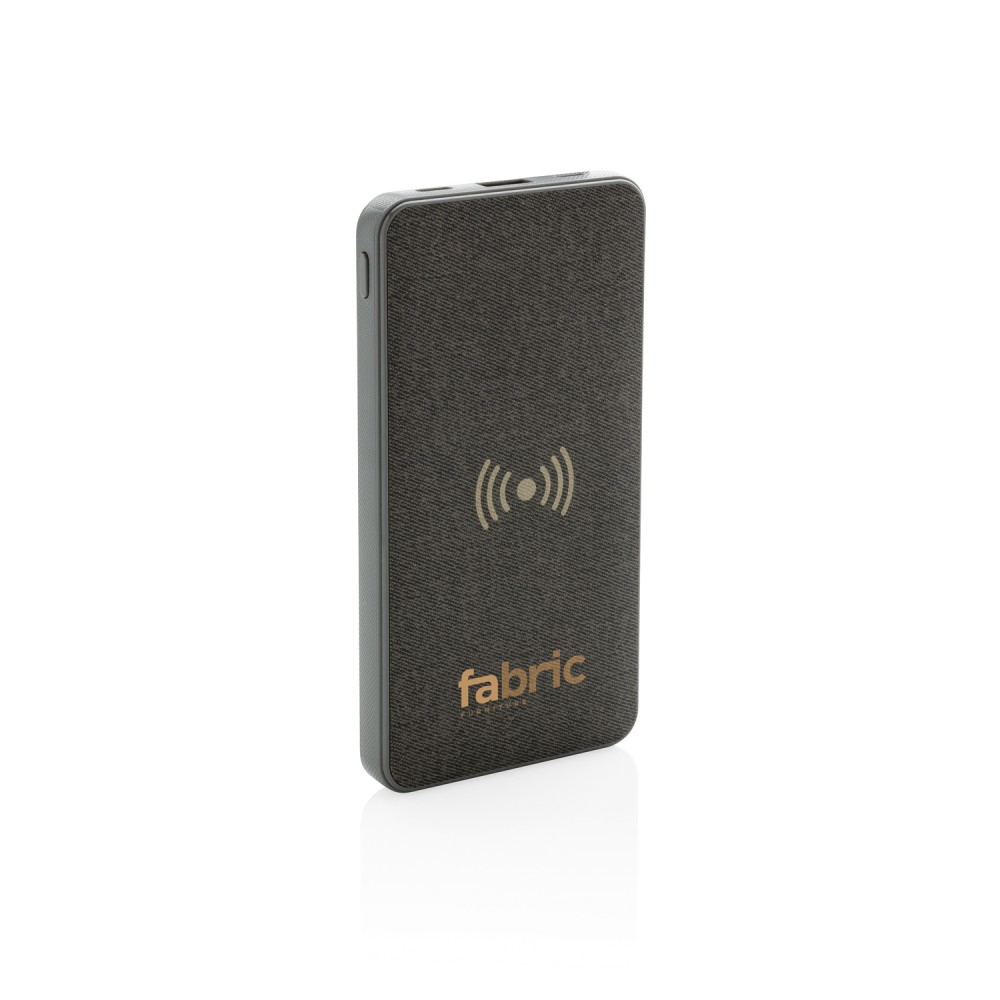 Внешний аккумулятор с беспроводной зарядкой Tela на 8000 мАч, 5W - 7