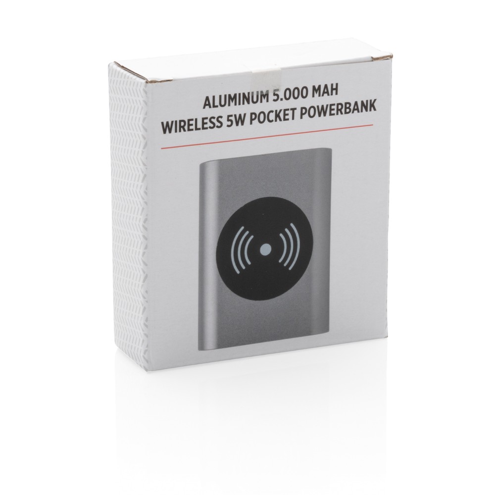 Карманный беспроводной внешний аккумулятор на 5 000 мАч, 5W - 9