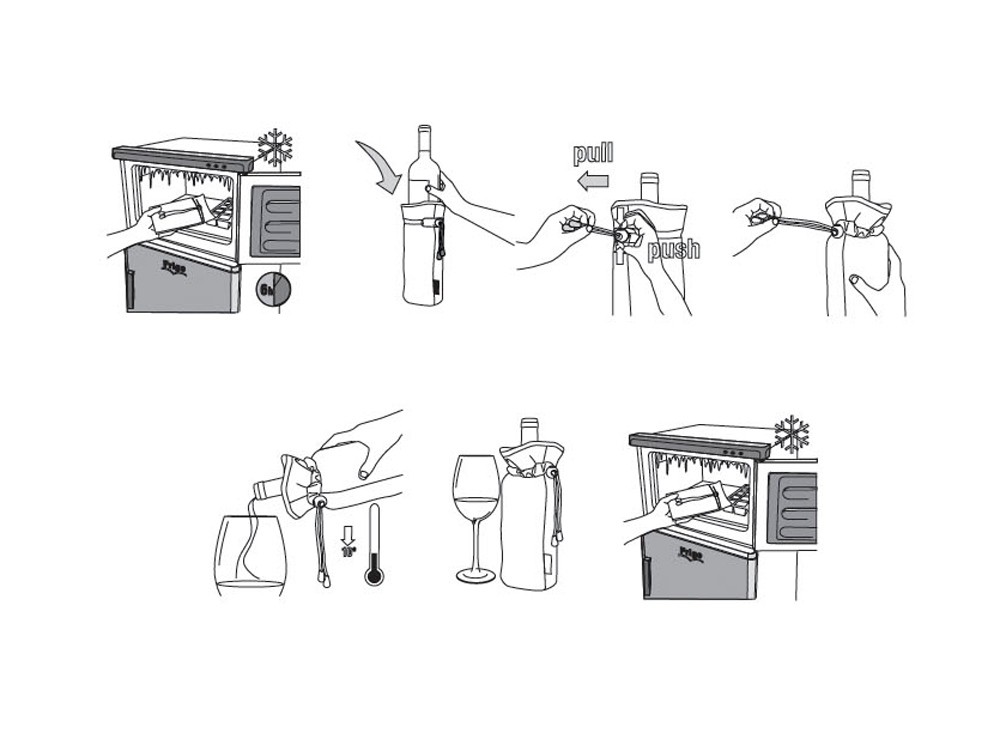 Охладитель для бутылки вина Keep cooled - 4