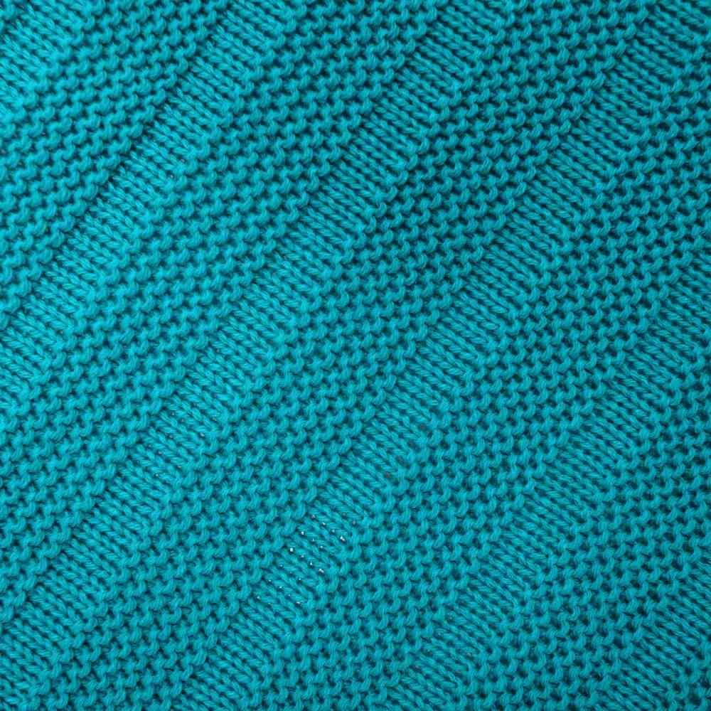 Плед Field, бирюзовый - 3