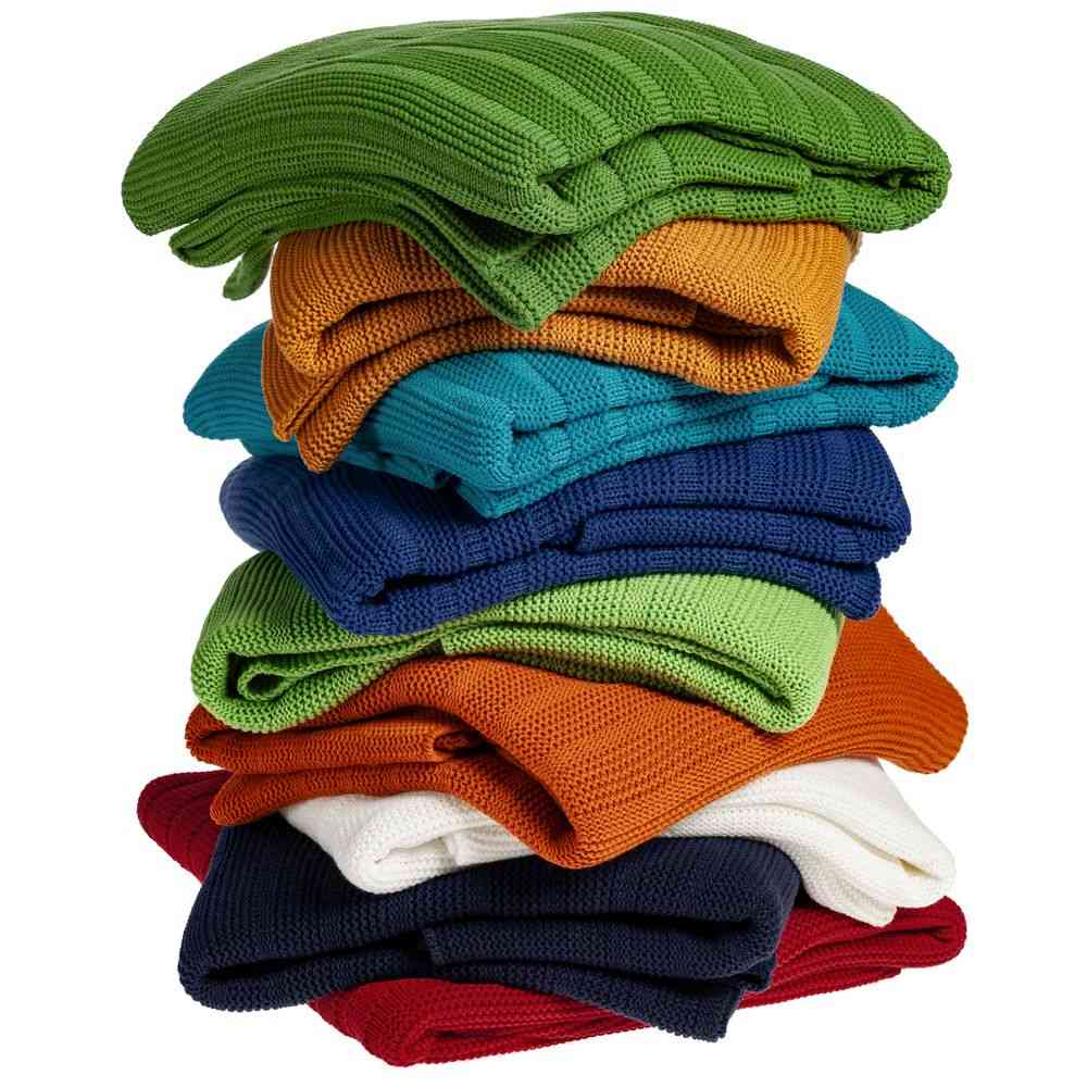 Плед Field, бирюзовый - 5