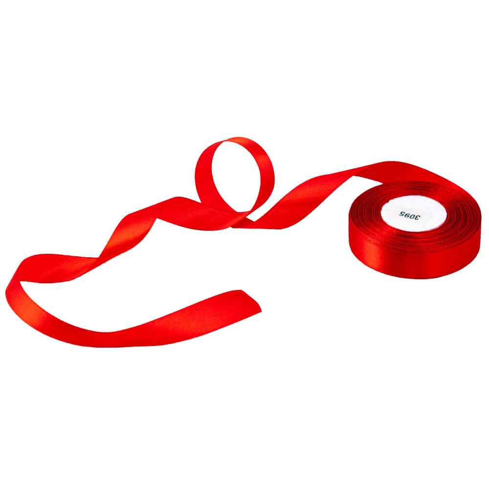 Подарочная лента для малой универсальной подарочной коробки, красная - 2