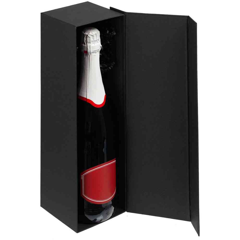 Коробка под бутылку Color Jacket, черная - 4