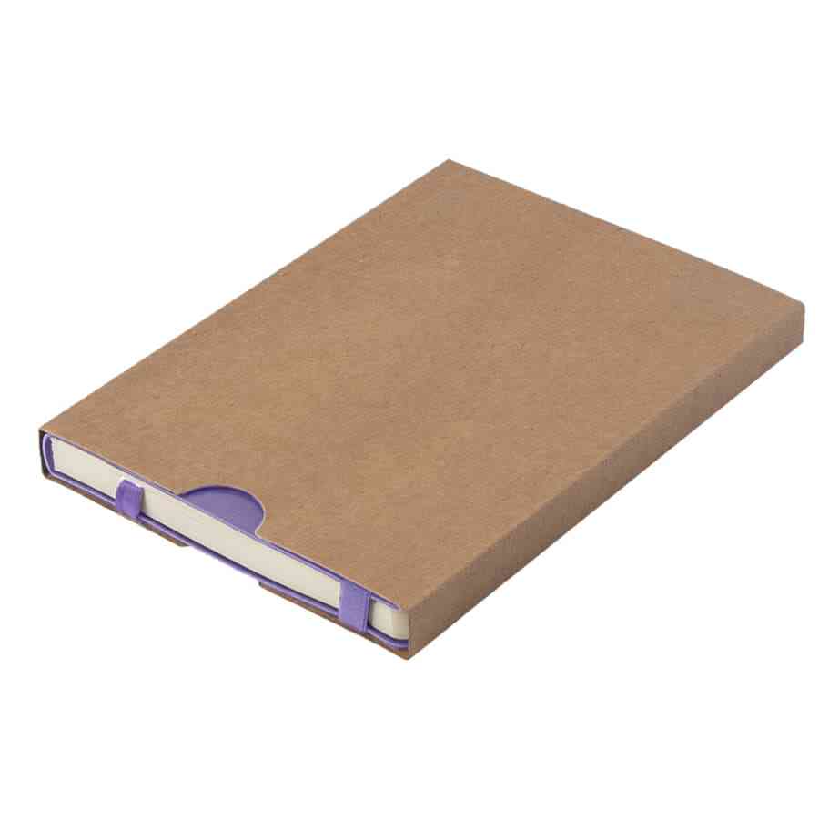 Ежедневник недатированный Boomer, А5,  сиреневый, кремовый блок в линейку, без обреза - 8