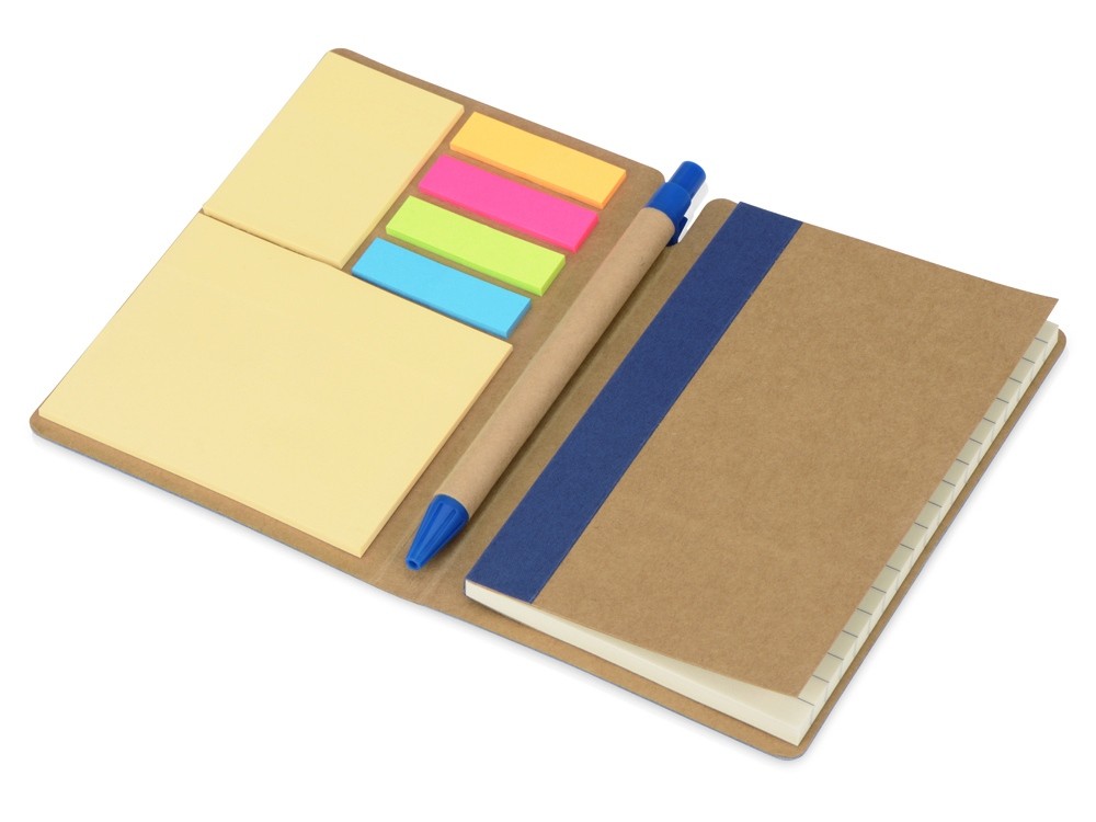 Блокнот А6 Write and stick с ручкой и набором стикеров - 2