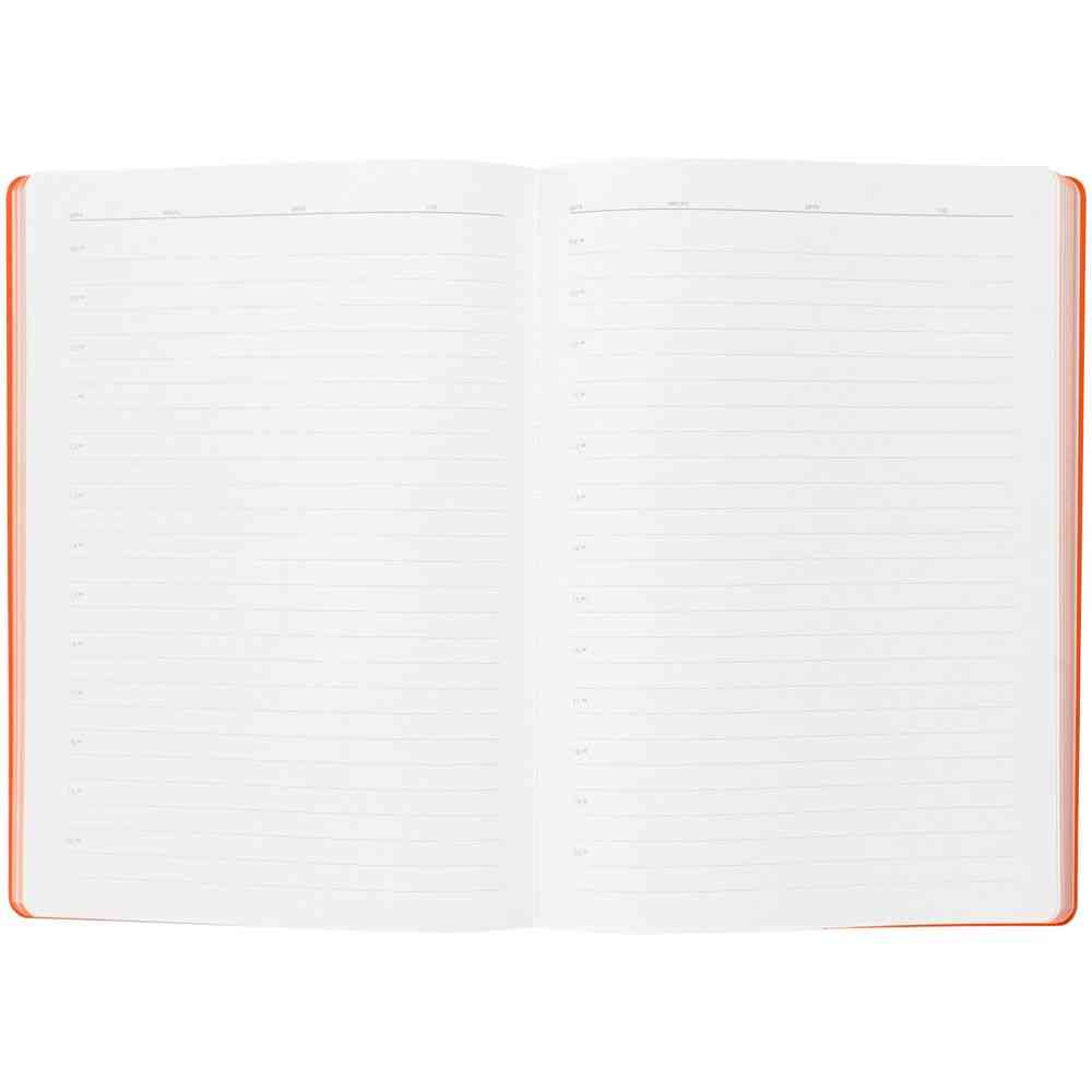 Ежедневник Flexpen, недатированный, серебристо-оранжевый - 11