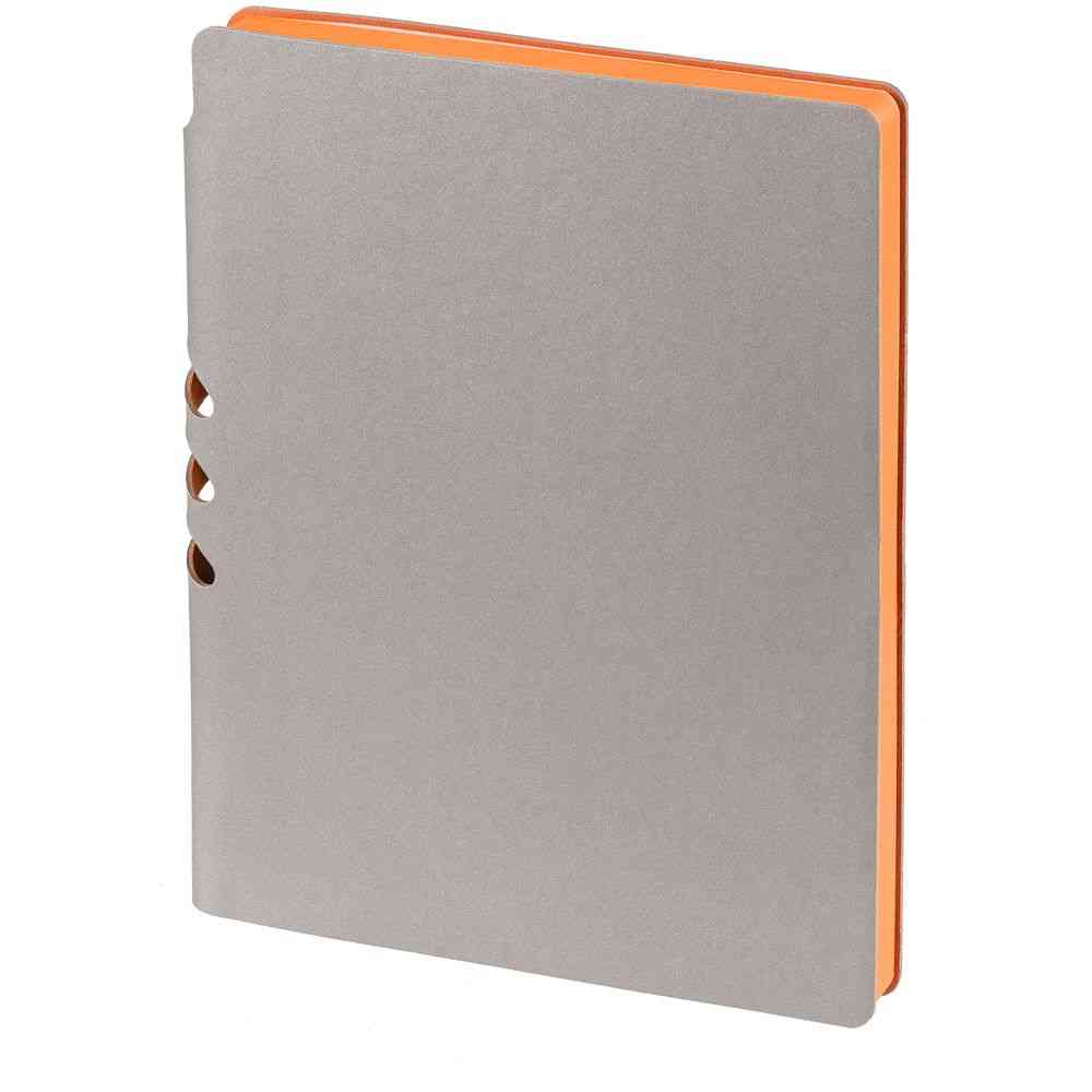 Ежедневник Flexpen, недатированный, серебристо-оранжевый - 2