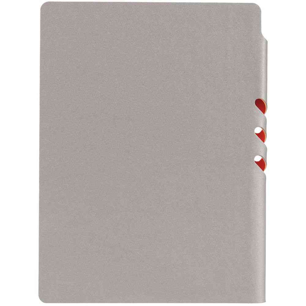 Ежедневник Flexpen, недатированный, серебристо-оранжевый - 4