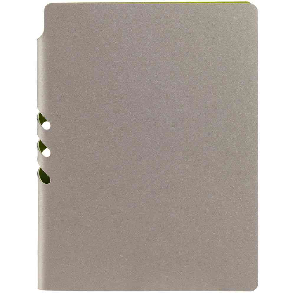 Ежедневник Flexpen, недатированный, серебристо-зеленый - 4