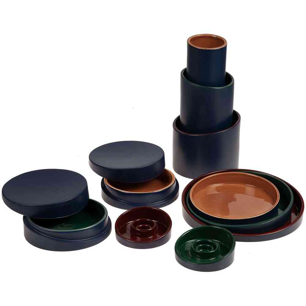 Набор подсвечников Form Fluid, горчичный - 6