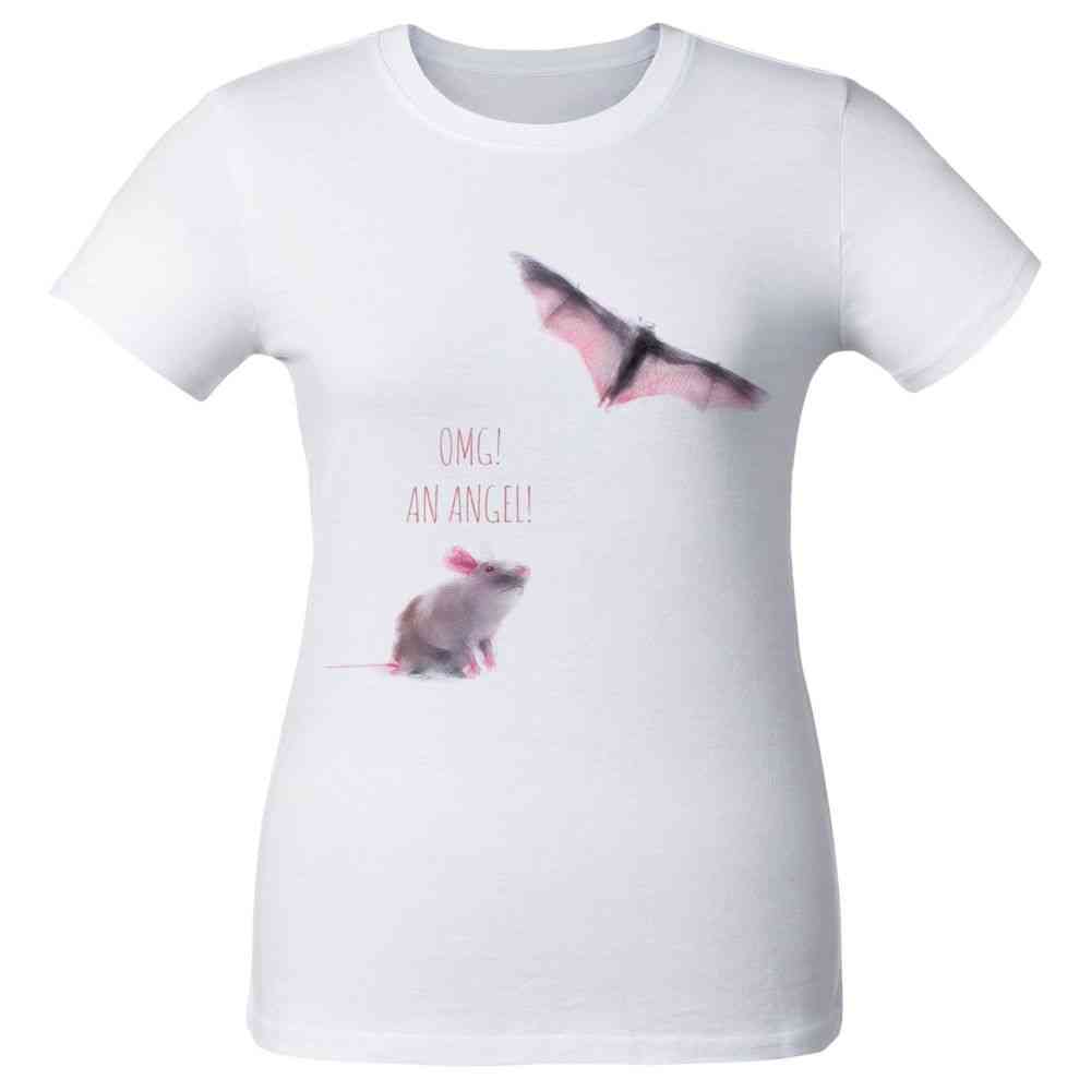 Футболка женская An Аngel, белая - 2