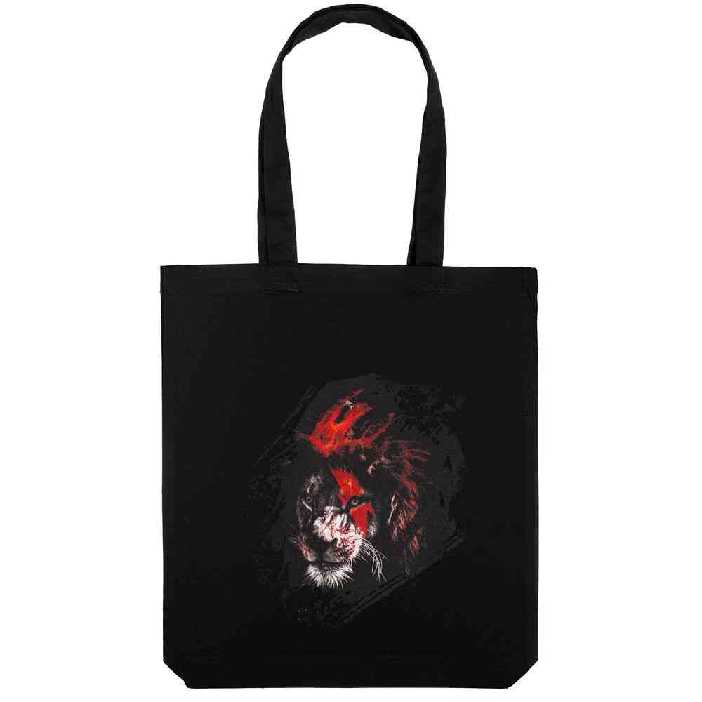 Холщовая сумка &laquo;Арт-рокстар. Зигги&raquo;, черная