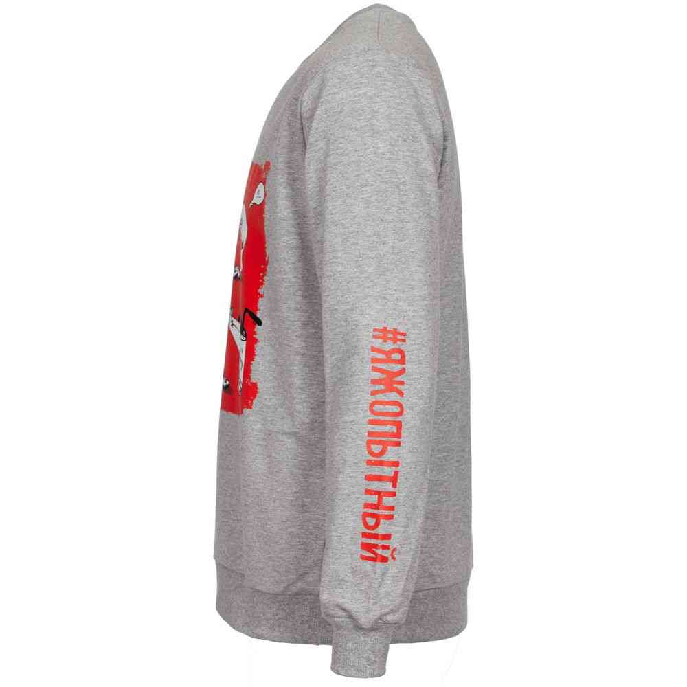 Толстовка &laquo;Яжопытный&raquo;, серый меланж - 3