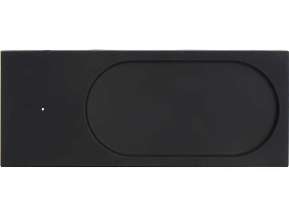 Беспроводное настольное зарядное устройство Glide с подсветкой, soft-touch - 3