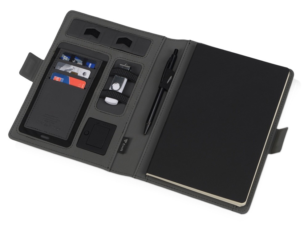 Органайзер с беспроводной зарядкой Powernote, 5000 mAh - 3