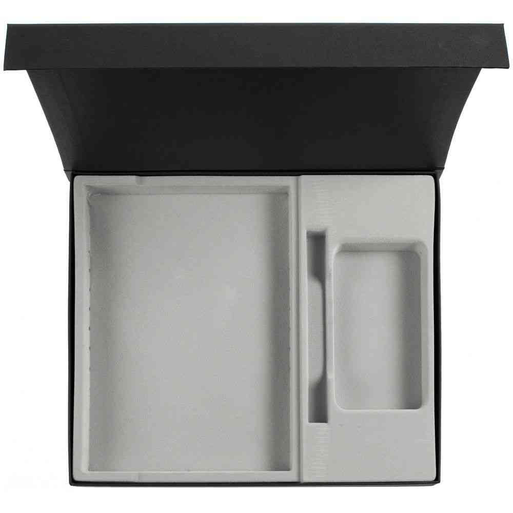 Коробка Daily под ежедневник, аккумулятор и ручку, черная - 2